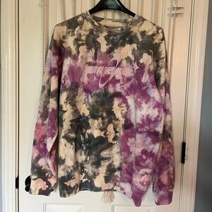 New Market Tie Dye Crewneck Sweatshirt Pullover S